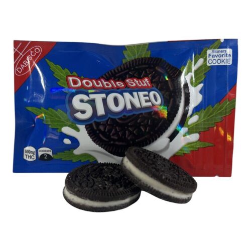 Double Stuf STONEO Cookies 500MG - Image 2